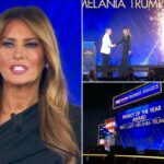 A primeira-dama Melania Trump recebe a homenagem de 'Patriota do Ano' no Fox Nation's Patriot Awards