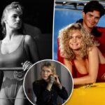 A sereia de 'Baywatch' exibe suas tatuagens ousadas da vida real em uma foto do novo set de filmagem