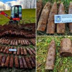 A viagem de detecção de metais de pai e filho revela um esconderijo histórico de artilharia na floresta tcheca