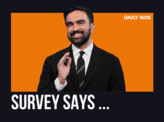 A vitória de Mamdani nos dirá alguma coisa sobre o futuro dos democratas? O candidato democrata a prefeito Zohran Mamdani sobe ao palco em seu partido nas eleições primárias, quarta-feira, 25 de junho de 2025, em Nova York. (Foto AP/Heather Khalifa)