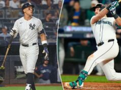 A votação do Aaron Judge-Cal Raleigh AL MVP teve uma margem incrivelmente pequena O apanhador do Seattle Mariners, Cal Raleigh, fez um home run solo contra o Toronto Blue Jays.