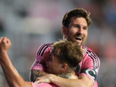 ASSISTIR: Messi marca dois gols para dar vantagem ao Inter Miami contra Nashville nos playoffs da MLS Cup ASSISTIR: Messi marca dois gols para dar vantagem ao Inter Miami contra Nashville nos playoffs da MLS Cup