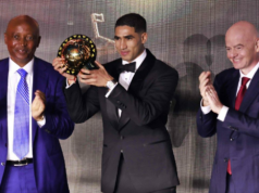 Achraf Hakimi, do PSG, eleito jogador africano do ano Achraf Hakimi, do PSG, eleito jogador africano do ano