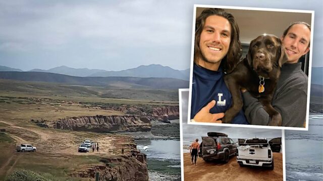 Os irmãos de Perth, Jake e Callum Robinson (detalhe), estão desaparecidos em uma viagem de surf no México.