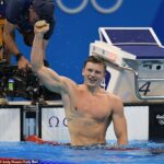 Adam Peaty supostamente arrecadou incríveis £ 1,4 milhão depois de se inspirar em seu 'mentor', o sogro Gordon Ramsay (Adam visto em 2016)