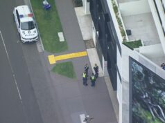 Adolescente empunhando faca é preso após perseguição às 7h no shopping center de Melbourne Adolescente empunhando faca é preso após perseguição às 7h no shopping center de Melbourne