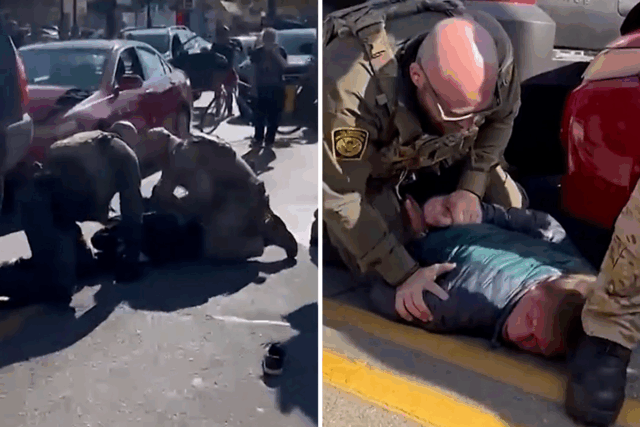 Agente da patrulha de fronteira dá soco em homem contido em Chicago: vídeo
