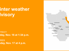 Alerta de clima de inverno emitido para a área do Grande Lago Tahoe até o início da noite de segunda-feira Alerta de clima de inverno emitido para a área do Grande Lago Tahoe até o início da noite de segunda-feira