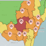 O perigo catastrófico de incêndio está previsto para as planícies do Baixo Centro-Oeste na quarta-feira, 26 de novembro de 2025, devido à previsão de altas temperaturas, baixa umidade e ventos fortes, tornando as condições perigosas.