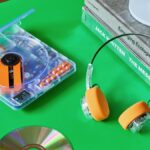 Shanling ec zero akm cd player portátil com tampa aberta