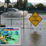 Alertas de evacuação emitidos na Califórnia sobre ameaça de inundação atmosférica em rios