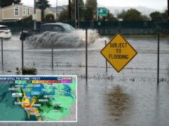 Alertas de evacuação emitidos na Califórnia sobre ameaça de inundação atmosférica em rios Alertas de evacuação emitidos na Califórnia sobre ameaça de inundação atmosférica em rios