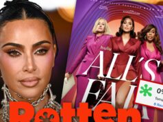 ‘All’s Fair’, estrelado por Kim Kardashian lutando contra o Rotten Tomatoes após a estreia kim kardashian tudo justo getty 1