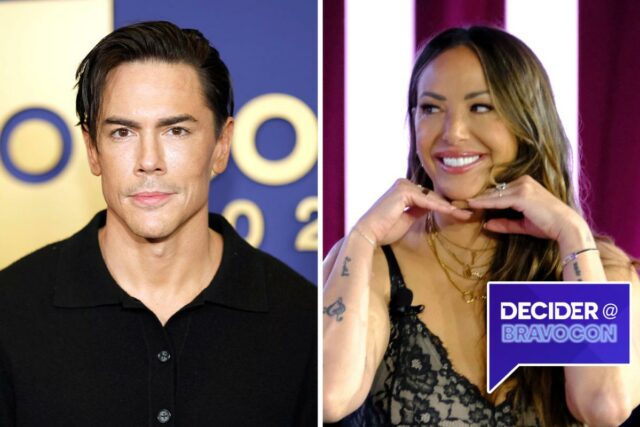 Alum Tom Sandoval de 'Vanderpump Rules' revela que conheceu o bebê da ex Kristen Doute na BravoCon
