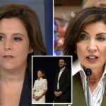 Elise Stefanik falando em uma transmissão.