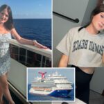 Anna Kepner tirando uma selfie no espelho.