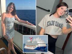 Anna Kepner, que morreu no cruzeiro Carnival, ‘lutou por sua vida’ enquanto a família exige que seu meio-irmão seja acusado de seu assassinato Anna Kepner tirando uma selfie no espelho.