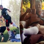Ant Anstead revela detalhes gráficos do 'acidente estranho de futebol' que sofreu enquanto jogava futebol