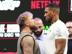 Anthony Joshua parece algo que Jake Paul nunca viu antes Anthony Joshua parece algo que Jake Paul nunca viu antes