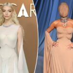 Anya Taylor-Joy é angelical em Margiela sem máscara no Governors Awards 2025: 'Ninguém mostra isso para Kim K'