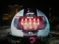 Apple TV assume Las Vegas Sphere no fim de semana de F1 para promover filmes e 50% de desconto na oferta da Black Friday Apple TV assume Las Vegas Sphere no fim de semana de F1 para promover filmes e 50% de desconto na oferta da Black Friday