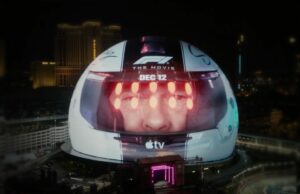Apple TV assume Las Vegas Sphere no fim de semana de F1 para promover filmes e 50% de desconto na oferta da Black Friday Apple TV assume Las Vegas Sphere no fim de semana de F1 para promover filmes e 50% de desconto na oferta da Black Friday