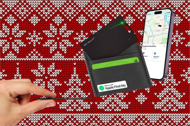 Aproveite esta oferta de rastreador Bluetooth e nunca mais perca KeySmart Smartcard sendo carregado sem fio.