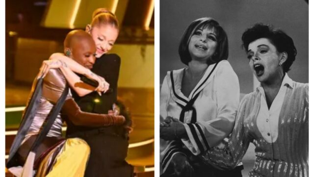 Ariana Grande e Cynthia Erivo Do Barbra Streisand e Judy Ariana Grande e Cynthia Erivo Do Barbra Streisand e Judy Garland orgulhosas do dueto 'Happy' no especial de TV 'Wicked': A história por trás do mashup melífluo