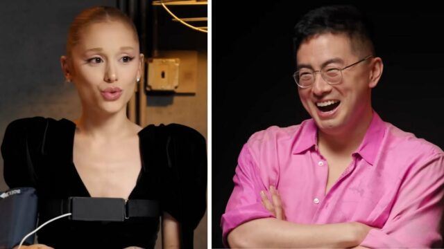 Ariana Grande faz uma impressão precisa de Lorne Michaels para Bowen Yang: 'Devo parar?' | Vídeo
