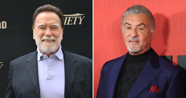 Arnold Schwarzenegger e Sylvester Stallone explicam como sua rivalidade começou Sylvester Stallone ao longo dos anos