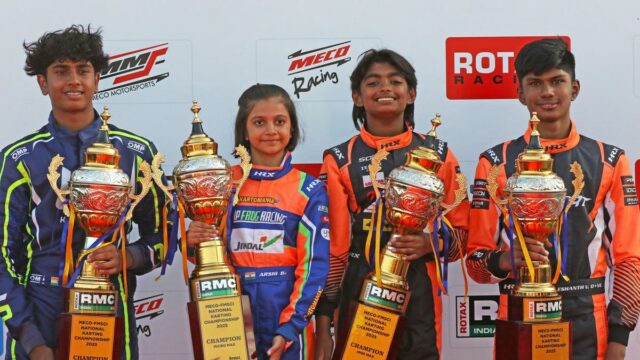 Arshi Gupta se torna a primeira mulher campeã nacional de kart da Índia
