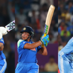 As batidas impressionantes das batedoras da equipe da Índia ajudam o time a alcançar 298 corridas