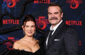 As cenas chorosas de Stranger Things de Millie Bobby Brown com David Harbour vêm à tona após alegações de assédio chocante David Harbor e Millie Bobby Brown têm muitas cenas emocionantes na primeira parte da quinta temporada de Stranger Things; retratado em 7 de novembro