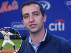 As consequências comerciais de Brandon Nimmo do Mets estão apenas começando com ‘qualquer coisa’ na mesa David Stearns é retratado durante uma entrevista coletiva em 29 de setembro.