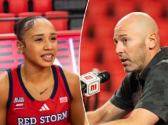 As mulheres de St. John foram reformuladas com o objetivo de se recuperar enquanto o início da temporada o aguarda Daniela Abies fala no media day na Carnesecca Arena, quinta-feira, 16 de outubro de 2025.