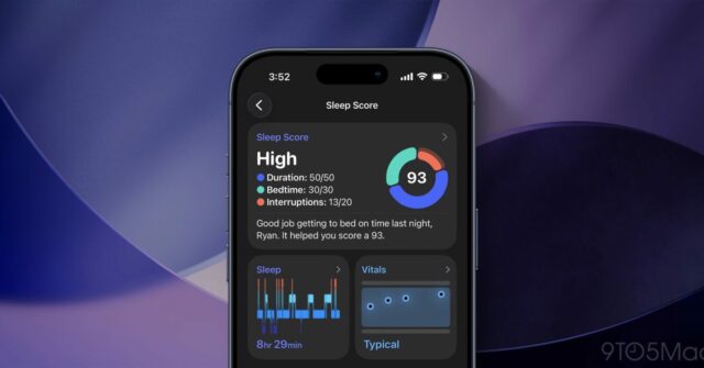 As novas notas do Sleep Score do iOS 26.2 já parecem uma atualização
