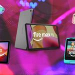 Amazon Fire HD 10 em fundo branco