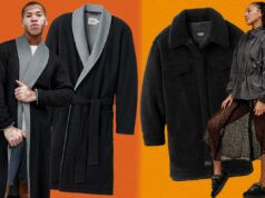 As ofertas estendidas da UGG Black Friday ainda oferecem até 50% de desconto em cobertores, chinelos e muito mais Colagem de produtos UGG: uma jaqueta de shearling, um bucket hat, uma modelo vestindo roupas UGG, dois pares de botas e mocassins.