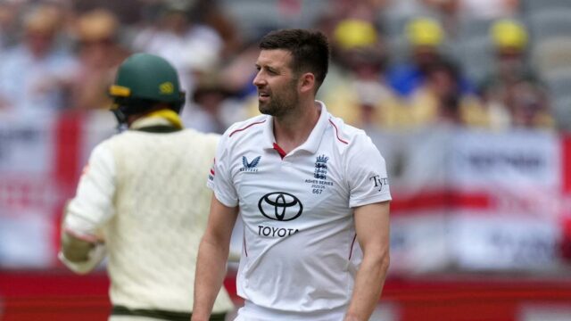 Ashes 2025-26: Mark Wood foi excluído do segundo teste
