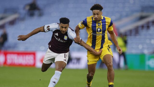 Aston Villa venceu o Maccabi Tel Aviv por 2 a lightbox-info