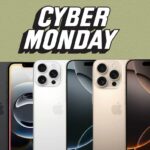 Uma visão aproximada de um iPhone 16 Pro