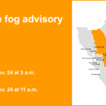 Atualização: Delta sob alerta de nevoeiro denso na segunda-feira – visibilidade limitada a 1/4 de milha