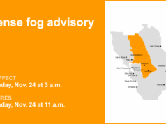 Atualização: Delta sob alerta de nevoeiro denso na segunda-feira – visibilidade limitada a 1/4 de milha Atualização: Delta sob alerta de nevoeiro denso na segunda-feira – visibilidade limitada a 1/4 de milha