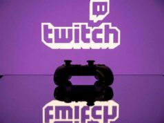 Austrália adiciona Twitch à proibição de mídia social para adolescentes, Pinterest isento Twitch logo reflection with a controller