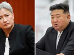 Austrália trabalhando para ‘privar’ a Coreia do Norte de dinheiro para armas CANBERRA, AUSTRÁLIA - NOVEMBRO 03: A Ministra das Relações Exteriores, Senadora Penny Wong, ouve na Câmara do Senado na Casa do Parlamento em 03 de novembro de 2025 em Canberra, Austrália. O parlamento da Austrália reuniu-se para sessões quando uma série de questões prementes vieram à tona, desde a inflação e o custo de vida a nível interno até à relação da Austrália com os seus aliados na região e fora dela, a nível internacional. (Foto de Hilary Wardhaugh/Getty Images)