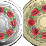 Novas moedas lançadas pela Casa da Moeda australiana para comemorar os 80 anos do fim da Segunda Guerra Mundial