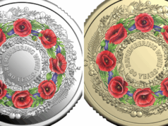 Australian Mint lança moeda de edição limitada Novas moedas lançadas pela Casa da Moeda australiana para comemorar os 80 anos do fim da Segunda Guerra Mundial