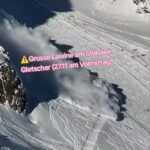 A avalanche ocorreu por volta das 9h30 desta manhã em terreno aberto perto da passagem Daunscharte, uma área fora das pistas marcadas, na geleira Stubai.
