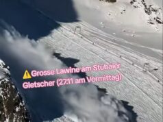 Avalanche atinge estação de esqui austríaca com várias pessoas enterradas e busca em andamento por outras possíveis vítimas A avalanche ocorreu por volta das 9h30 desta manhã em terreno aberto perto da passagem Daunscharte, uma área fora das pistas marcadas, na geleira Stubai.