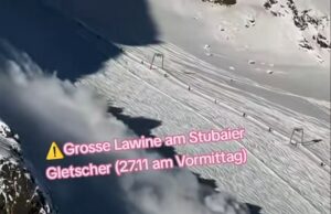 Avalanche atinge estação de esqui austríaca com várias pessoas enterradas e busca em andamento por outras possíveis vítimas A avalanche ocorreu por volta das 9h30 desta manhã em terreno aberto perto da passagem Daunscharte, uma área fora das pistas marcadas, na geleira Stubai.
